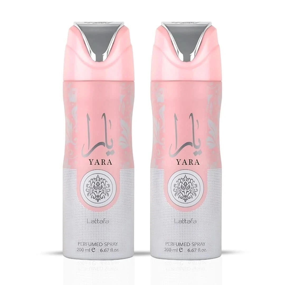 Yara Deodorant Spray 200ml (6.7 oz) for Women by Lattafa | Stay