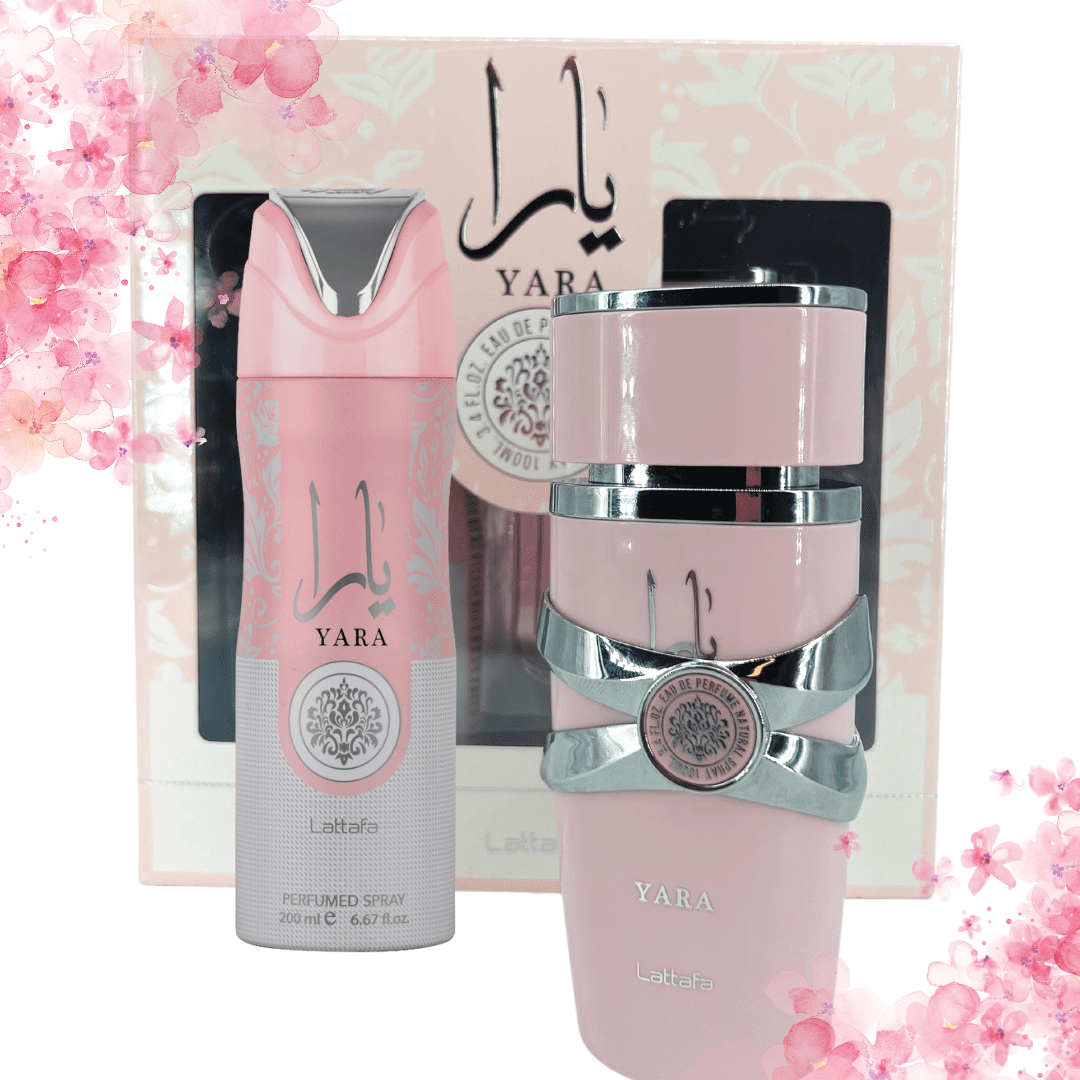 Yara EDP-100ML & Perfumed Spray 200ML| Gift Set By Lattafa