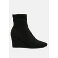 thumbnail image 1 of Yara Microfiber Wedge Sock Boots, 1 of 10