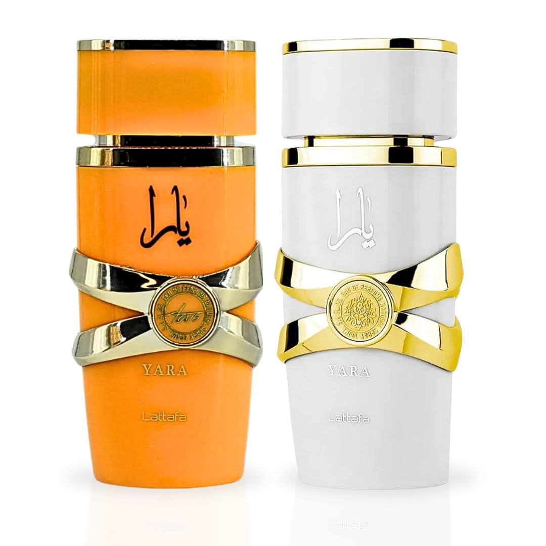 Yara Tous & Yara Moi Eau de Parfum Sprays 100ml (3.4 oz) by Lattafa (Bundle)