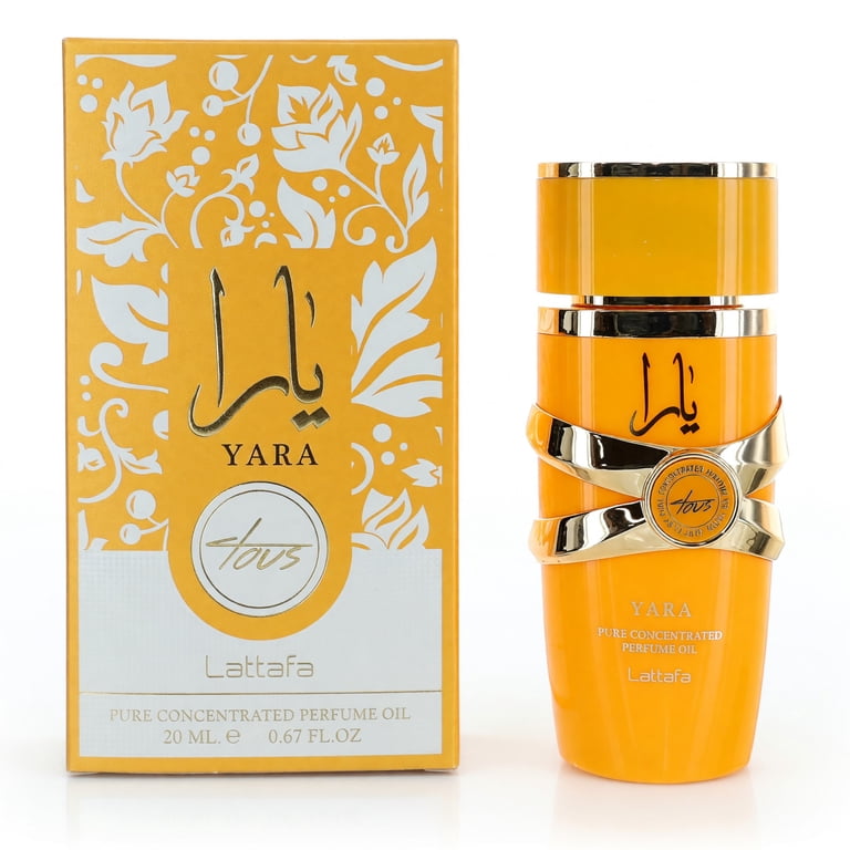 YARA TOUS ユニセックス香水 Yara Tous by Lattafa, 0.67 oz Concentrated Perfume Oil for Women