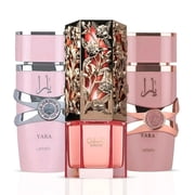 Yara and Yara Elixir 100ml by Lattafa & Raneen 80ml by Asdaaf Eau De Parfum Spray Bundle