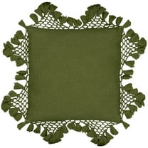 Yard Anko Tassel Macramé Throw Pillow Cover