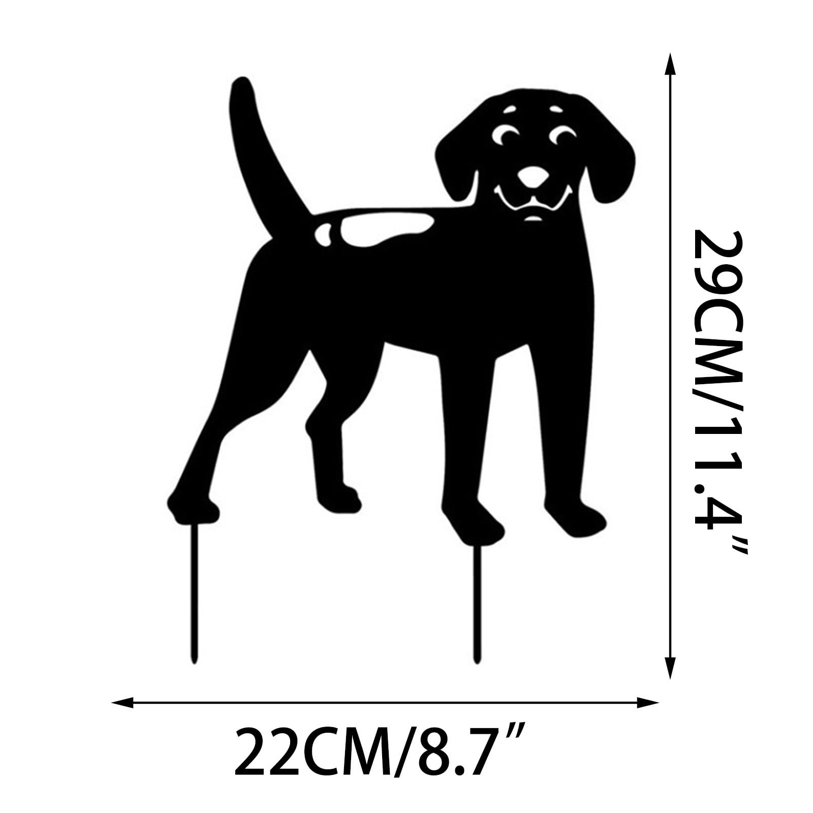 Yard Art Garden Inserts Animals Hollow Inserts Yard Decoration