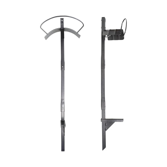 Yard Butler HC-2KDS Free Standing Garden Hose Holder, Silver