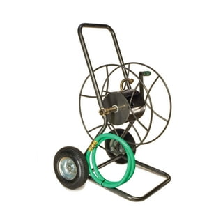 Morvat 150ft Stainless Steel Garden Hose Reel with Accessories