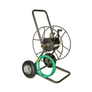 Yard Butler 2-Wheeled Garden Hose Reel Cart - Carry Up To 200 Foot, Heavy Duty, Rust-Resistant, Portable Metal Hose Winder Suitable for Lawn & Garden - Outdoor Water Hose Reel Cart With Wheels