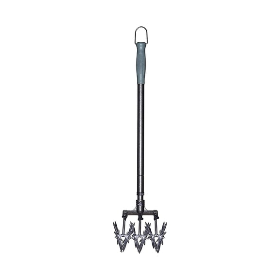 Yard Butler 32 to 52 Inch Adjustable Steel Garden Handheld Tiller and Cultivator