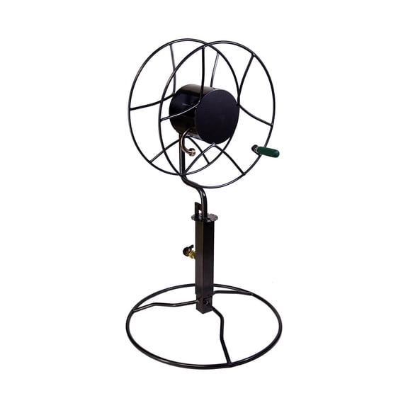 Yard Butler Free Standing Swivel Hose Reel - Water Hose Caddy For Yard or Garden - Outdoor Garden Hose Accessories, Water Hose Reel Rotate 360 Degree, Freestanding Metal Outdoor Water Pipe Stand