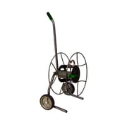 Yard Butler compact hose reel cart with wheels heavy duty 100 foot metal hose reel suitable for gardens, lawns and outdoor - IHTC-1