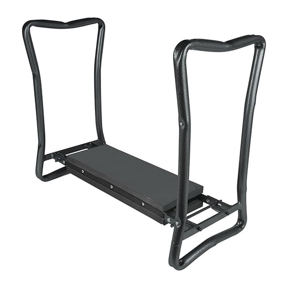 Yard Butler GKS-2 Garden Kneeler & Seat, Heavy-Duty Folding Stool, Black