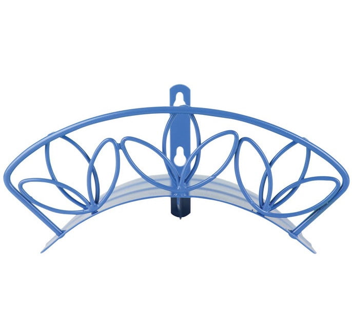 Yard Butler IHCWM-FLOWERB Blue Flowers Wall Mount Hose Hanger - Walmart.com