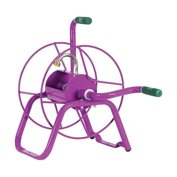 Yard Butler IHR-1PUR 15" X 13.25" X 13.875" Purple Handy Reel Hose Reel