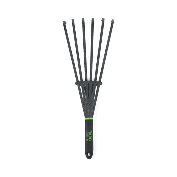 Yard Butler Terra Rake All Steel 18” Floating Tine Leaf and Debris Clearing Hand Garden Spring Rake – WHR-6