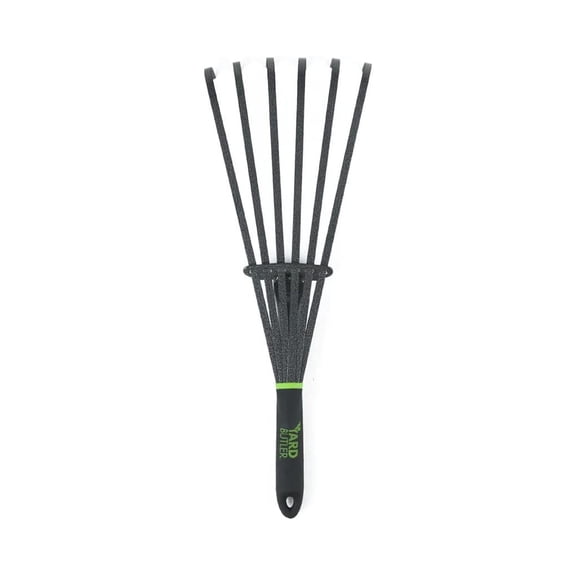 Yard Butler Terra Rake All Steel 18 Floating Tine Leaf and Debris Clearing Hand Garden Spring Rake WHR-6