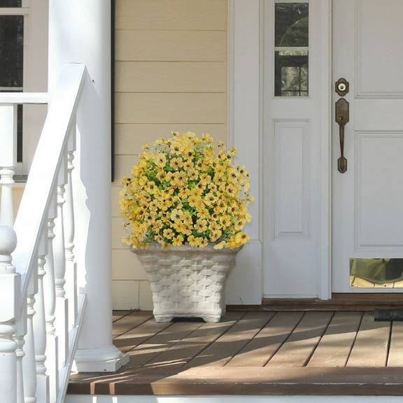 Yard Decor Garden Bonsai Artificial Flower Peg Decoration Patio Decor