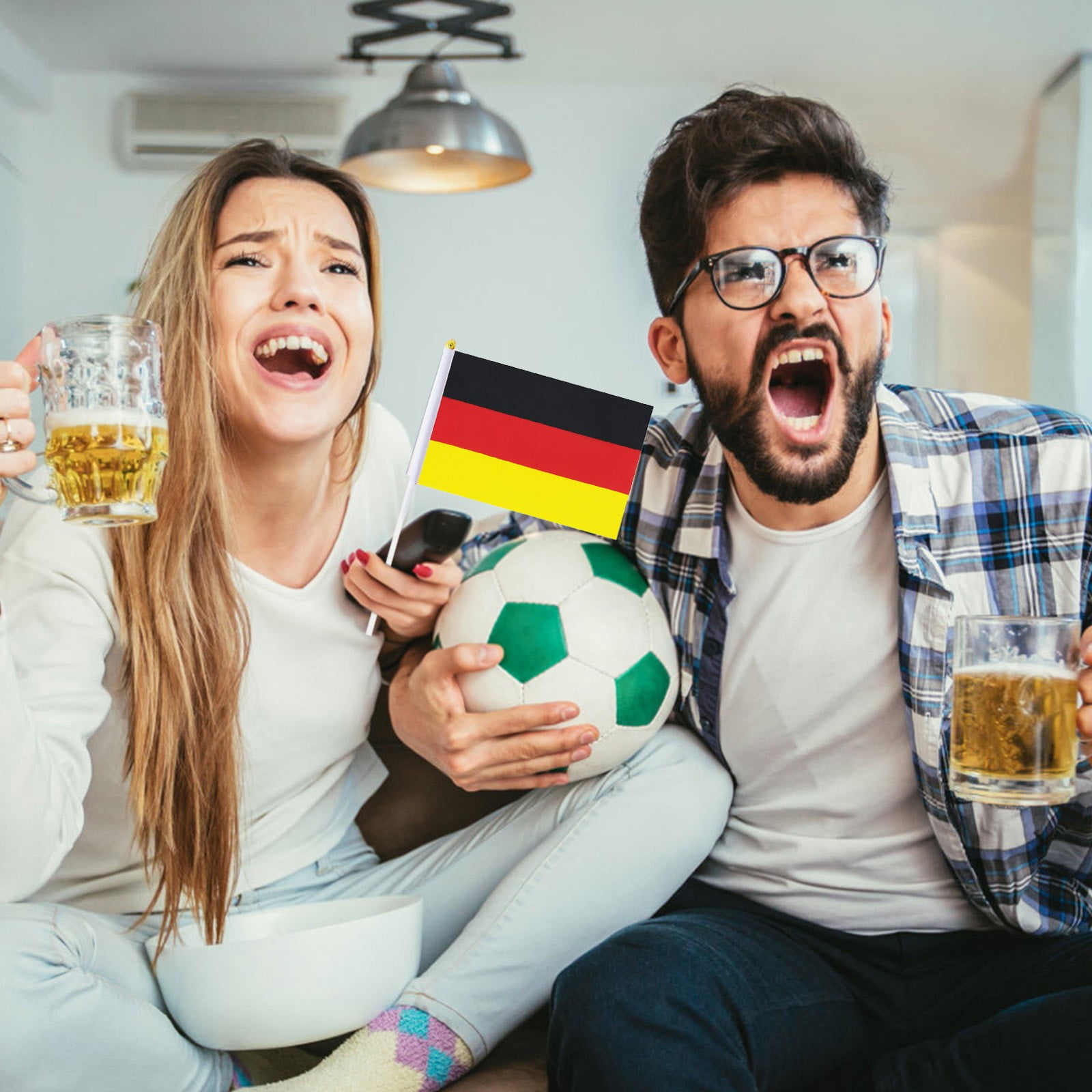 Yard Flag Pole with Solar Light Heavy Duty Flag Pole for Nylon Flag 4x6