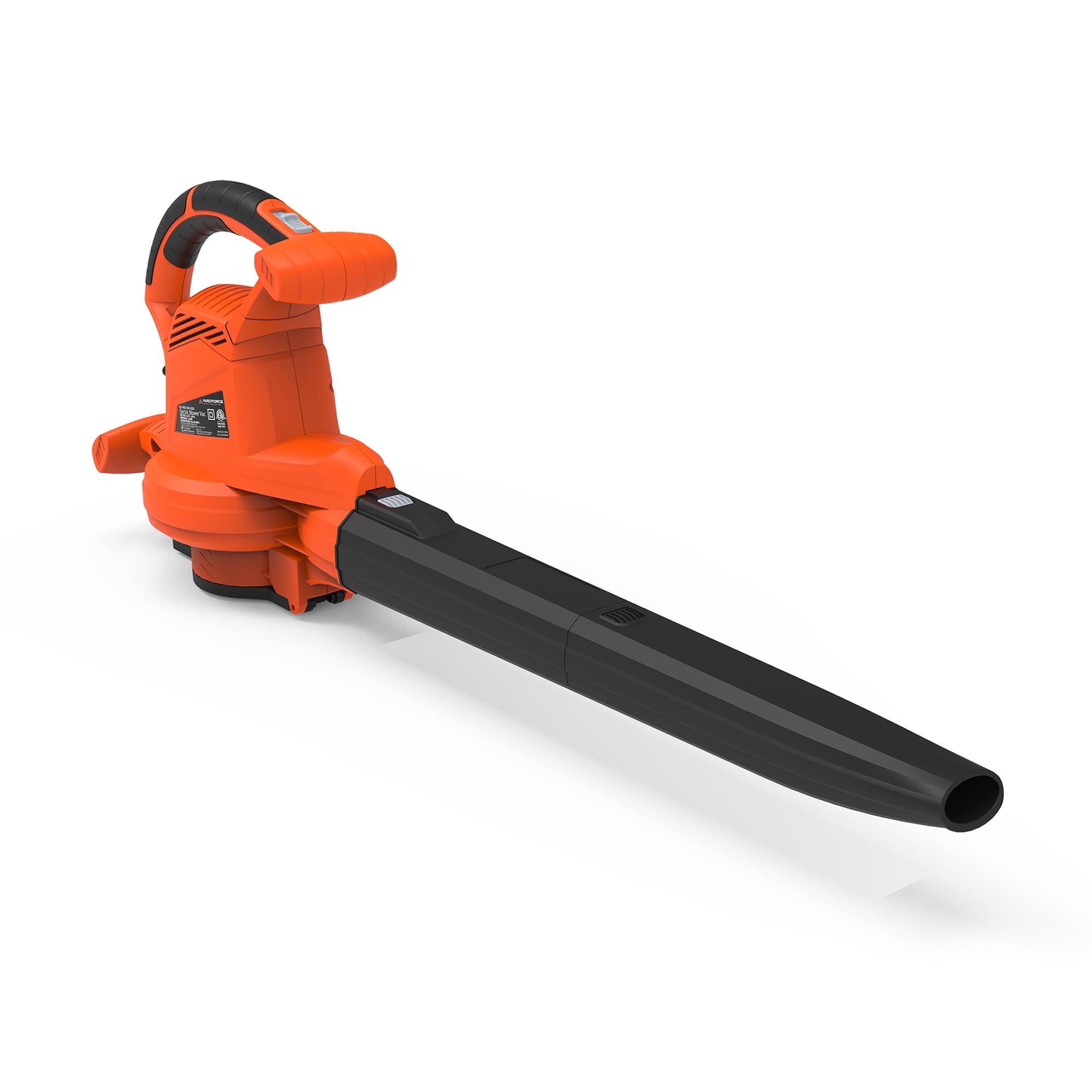 Yard Force 140 MPH 430 CFM 12 Amp Electric Blower/Vacuum/Leaf Mulcher Kit with Bonus PPE Kit