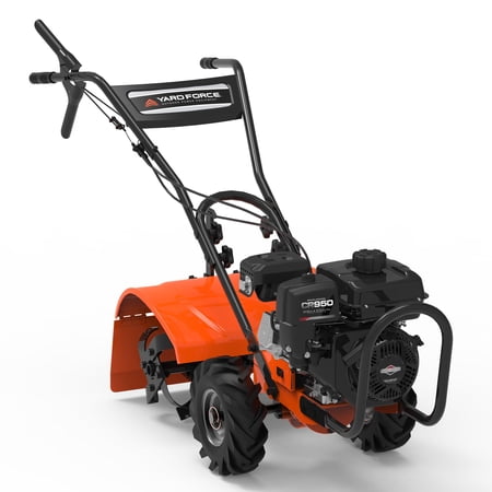 Yard Force 20-inch Rear Tine Tiller, Powered by 208cc Briggs & Stratton CR950 OHV, Self-Propelled Drive