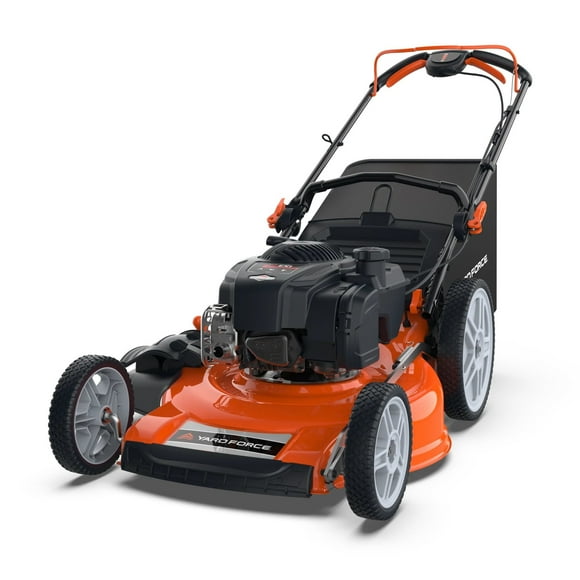 Yard Force 21 3-in-1 Self-Propelled RWD Gas Mower with Variable Speed, Briggs & Stratton Engine and Vertical Storage Technology