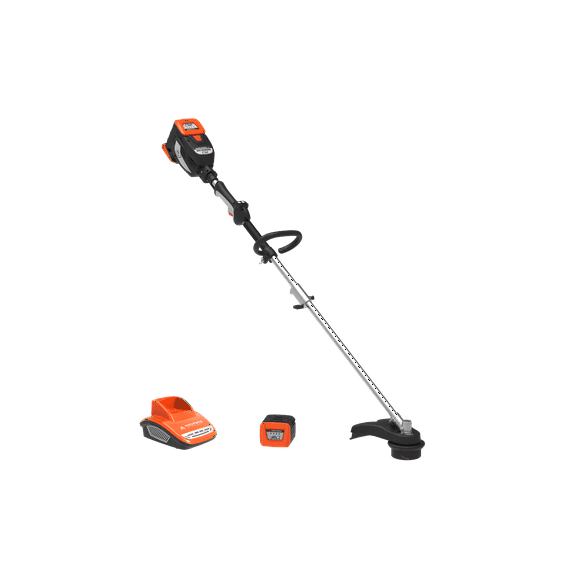 Yard Force Cordless 15" String Trimmer & Edger 2-in-1, Brushless Motor, .095 Dual Line, Includes 40V 4.0Ah Battery and Fast Charger