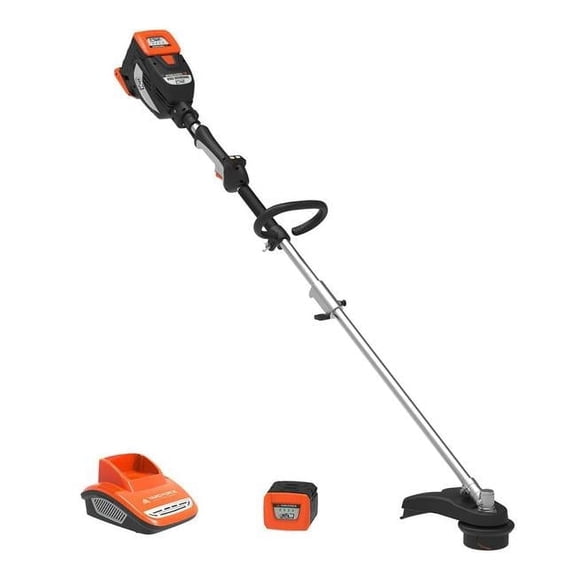 Yard Force 60V Cordless Line Trimmer | Brushless Motor | 18" Cutting Swath | 2.5Ah Battery & Charger