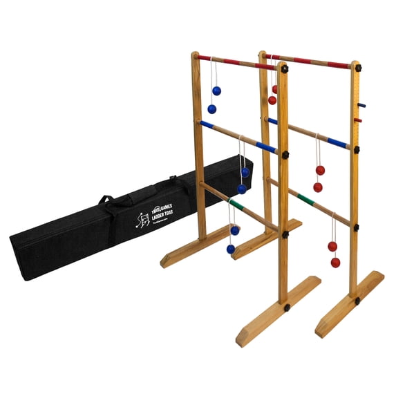 YardGames Wooden Double Ladder Toss Set Yard Game LADDER-07
