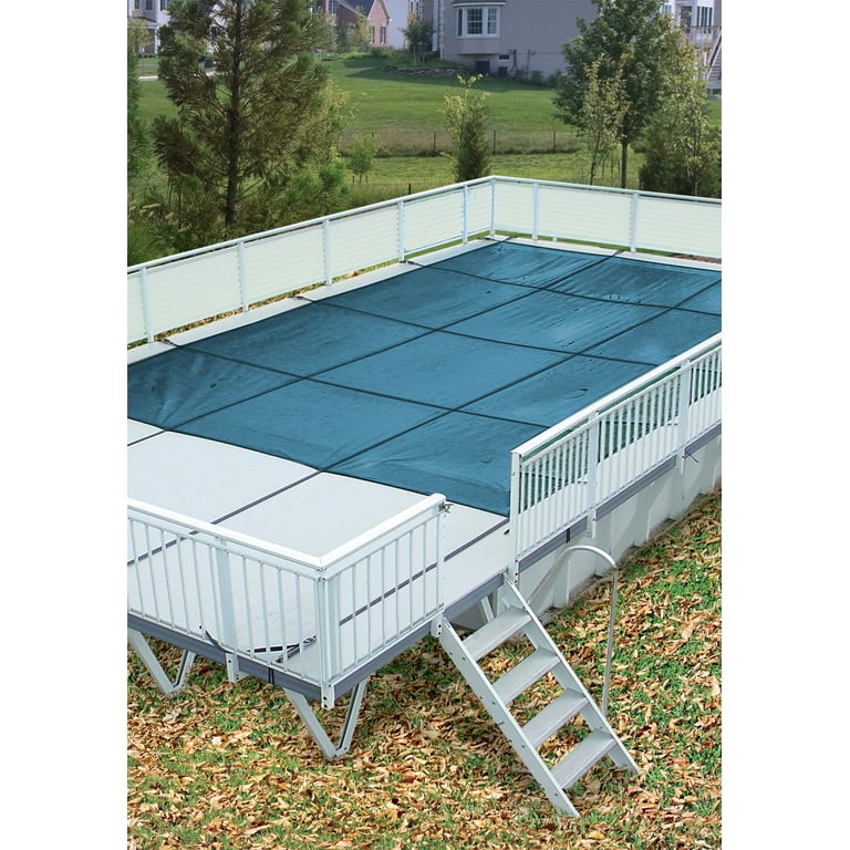 Yard Guard Above Ground Blue Safety Cover for 12' x 20' Kayak Pool
