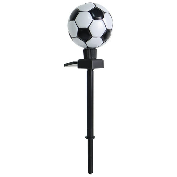 Yard Lawn Solar Powered Soccer Stake Lamp with Led Light for Garden Decoration