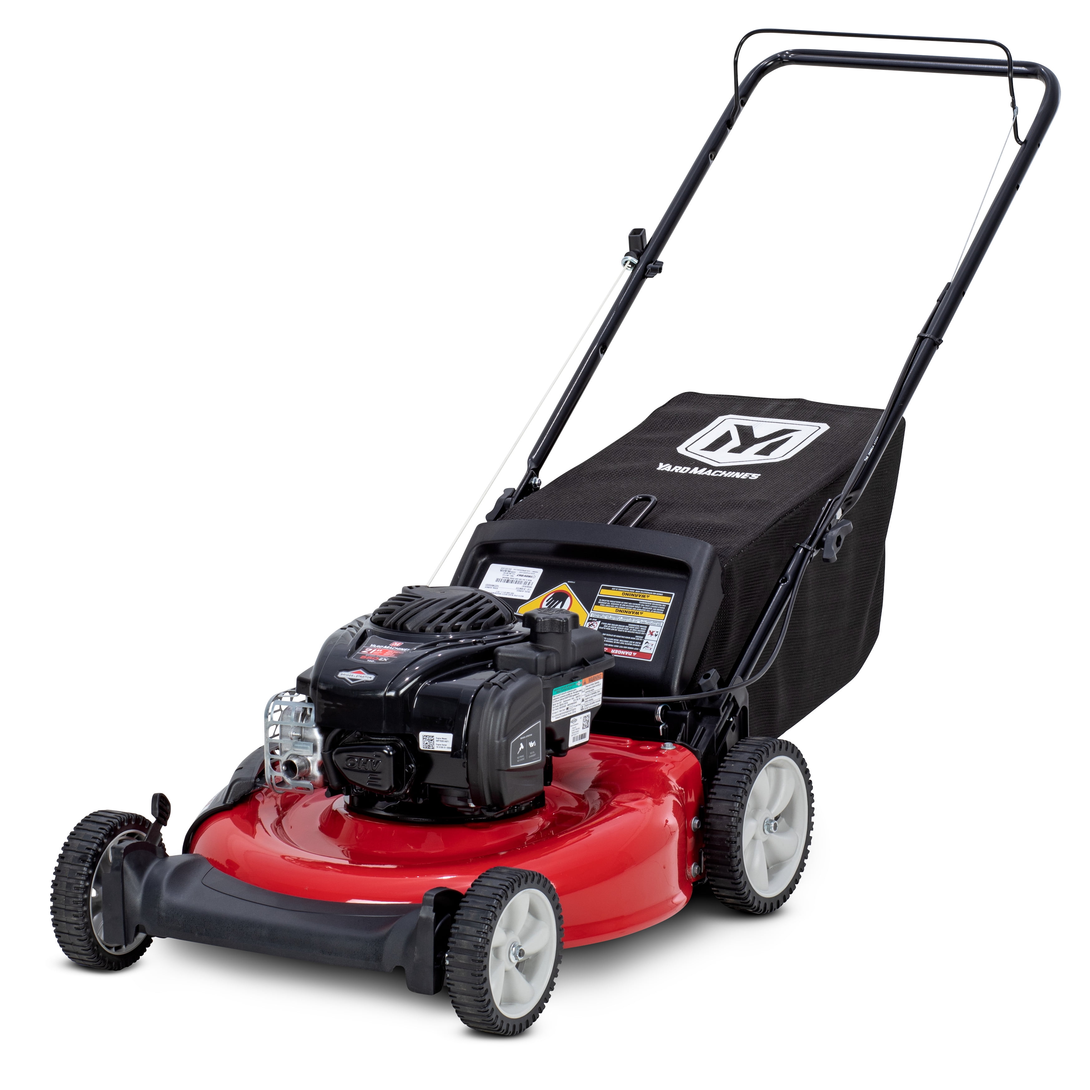 Yard Machines 21-in Walk Behind Push Lawn Mower with 140cc Briggs &  Stratton Gas Powered Engine