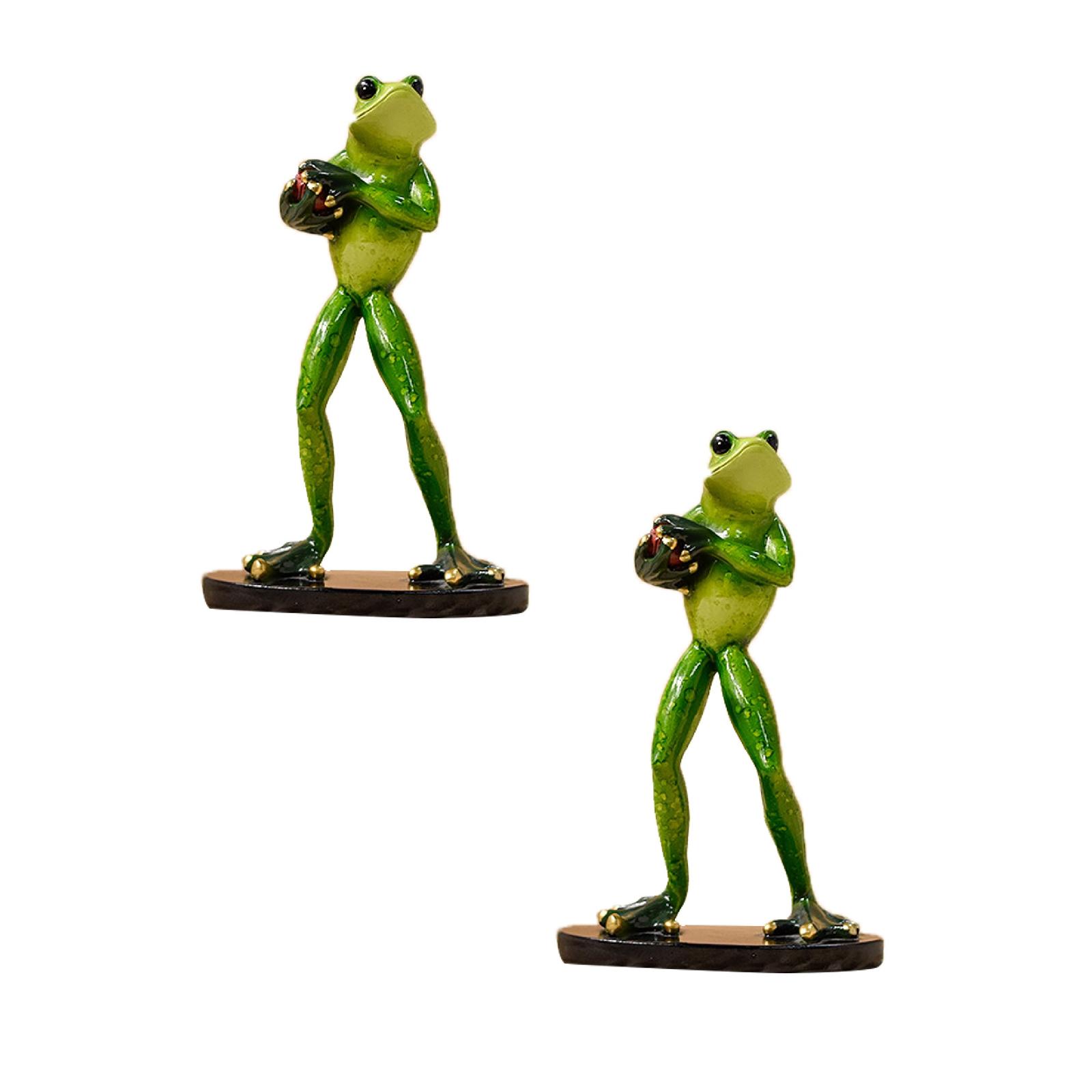 Yard Ornaments,American Style Sports Frog Ornaments Ornaments Living