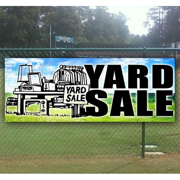 Yard Sale 13 oz Vinyl Banner With Metal Grommets