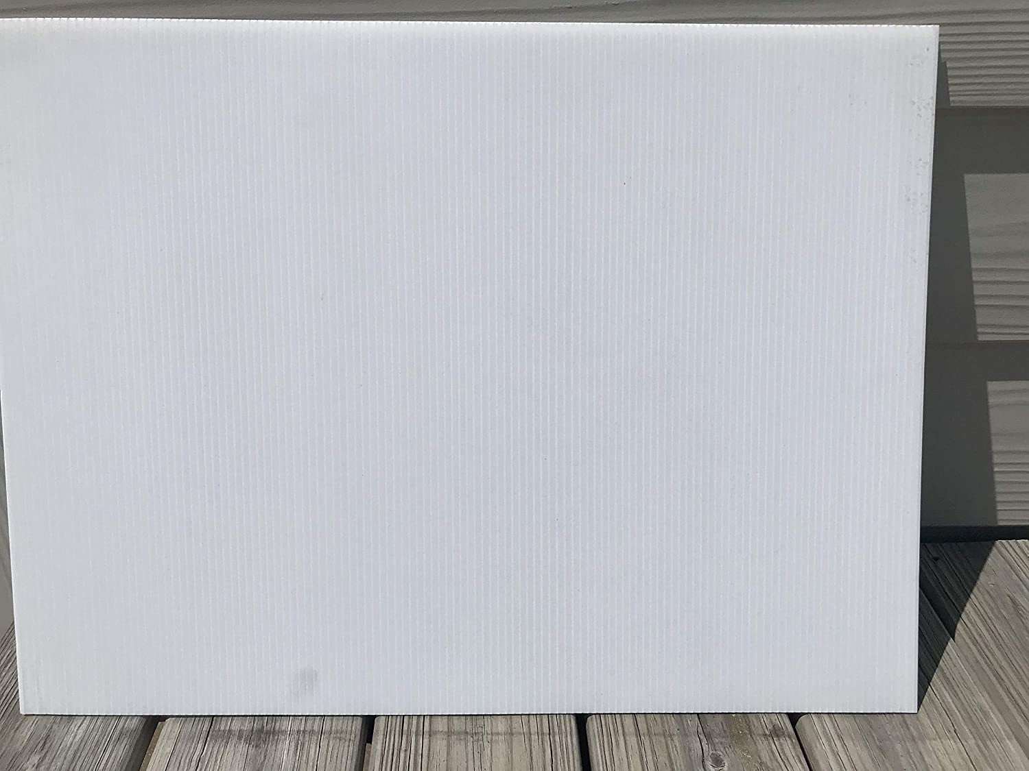 Yard Signs 40 White Sign 12x18 inch x 4 mm Corrugated Plastic Sign ...