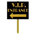 thumbnail image 1 of Beistle 12" x 15" VIP Entrance Yard Sign 3/Pack 54912, 1 of 1