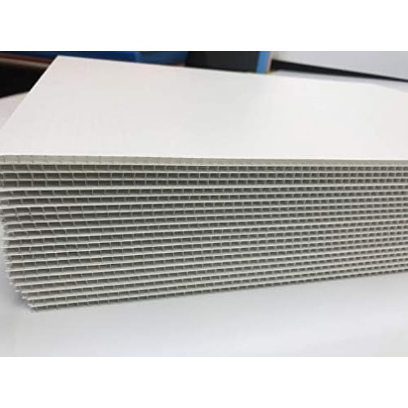 Yard Signs Pack of 100 White Signs Panel 12x18 inch x 4mm Corrugated Plastic Sign Board, Bundles of 100 Pieces Flute 12'' Great for Advertising Any Events, Ship Same Day$$Safety & Emergency