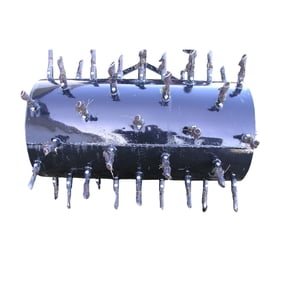 Yard Tuff Drum Plug Style Aerator Tow-Behind UTV or ATV - Steel Blade - 36 in Wide