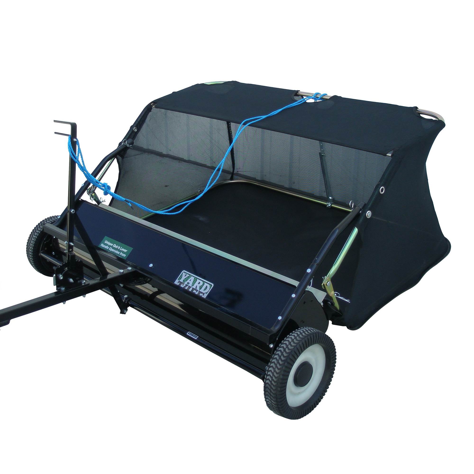 Yard Tuff 42 Inch Quick Assembly Tow Style Lawn Yard Debris Sweeper