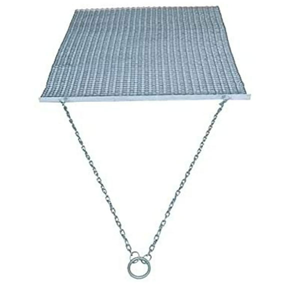 Yard Tuff 44HPDM 4 x 4 Foot Zinc and Steel Field Surface Leveling Drag Mat