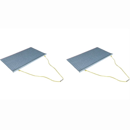 Yard Tuff ATV/UTV Field Surface Leveling Drag Mat - Zinc Plated - 2 Pack, 5' x 3'
