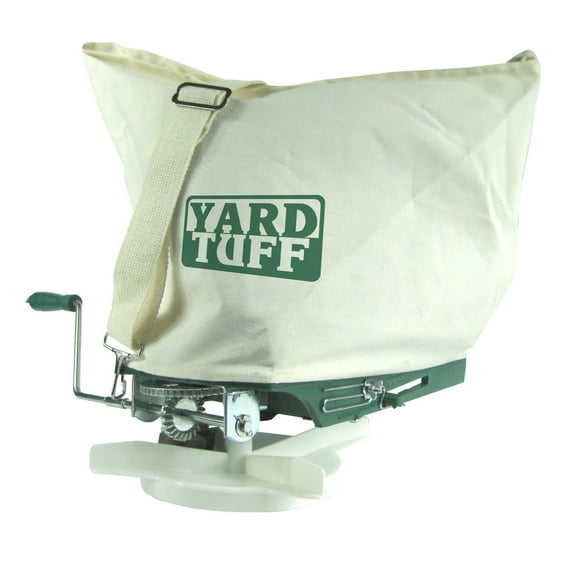 Yard Tuff YTF-25SS Outdoor Lawn Garden Shoulder Spreader, 25 Pounds