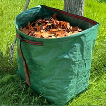 Yard Waste Bags, Horizontal Garden Bag Large Capacity Semi-circular Dustpan and Leaf Collection Bag Gardening Dustpan, Reuseable Heavy Duty Lawn and Leaf Bags, for Clean Up Outdoor Debris Leaves