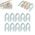 thumbnail image 1 of YardChic 10Pcs Travel Hangers, Cruise Ship Essentials, Portable Folding Clothes Hangers with Built in Tie Rack, Foldable Clothes Drying Rack for Suitcase Luggage Storage, Travel Essentials, 1 of 4