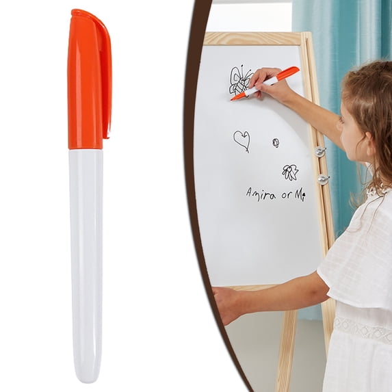 YardChic 1Pc Fine Tip Permanent Markers, Dry Erase Markers, Low Odor Fine Whiteboard Marker, Erasable Dry Wipe Markers, Whiteboard Markers for Classroom Office Household Writing Drawing Supplies