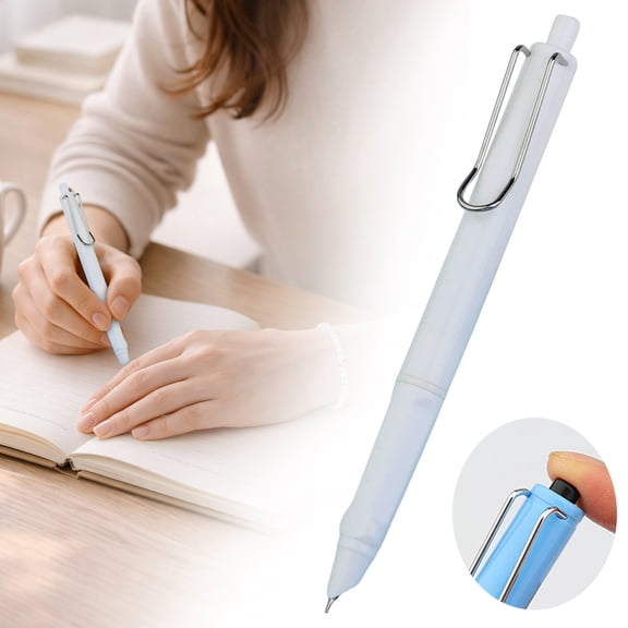 YardChic 1Pc Retractable Fountain Pen, Refillable & Retractable Fountain Pen, Refillable Ink Writing Pen Extra Fine Nib 0.38mm, Smooth Writing for Classroom Calligraphy Sketching Journaling