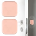 thumbnail image 1 of YardChic 2Pcs Door Stopper Wall Protector, Wall Shield Bumper Guard from Door Knobs, Shock Absorbent Door Handle Stopper, Washable Reusable Shock Absorben for Wall Protection, 1.7x1.7 Inch, 1 of 9