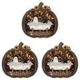 thumbnail image 1 of YardChic 3Pcs Wooden Fall Pumpkins Decorations for Home Office Indoor, 2D Cute Multi Layered Pumpkin Block Signs, Thanksgiving Table Decor, Harvest Tabletop Decoration, Halloween Home Display, 1 of 5