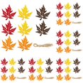 thumbnail image 1 of YardChic 40Pcs Fall Maple Felt Fall Tree Decorations, Fall Tree Ornaments, Fall Leaves for Crafts, Fall Leaves Decor, Thanksgiving Harvest Festival Indoor Fall Ornaments for Tree Mantel Party Decor, 1 of 5