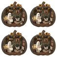 thumbnail image 1 of YardChic 4Pcs Wooden Fall Pumpkins Decorations for Home Office Indoor, 2D Cute Multi Layered Pumpkin Block Signs, Thanksgiving Table Decor, Harvest Tabletop Decoration, Halloween Home Display, 1 of 5