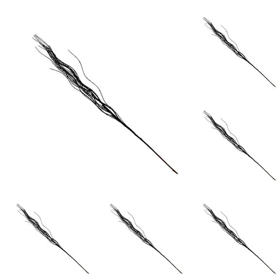 YardChic 5Pcs Glitter Halloween Twigs Branches, Glitter Bendable Artificial Picks Lifelike Twigs, Artificial Curly Berry Picks for Vase, Faux Tree Stems for Home Party Decor, DIY Autumn Arrangement