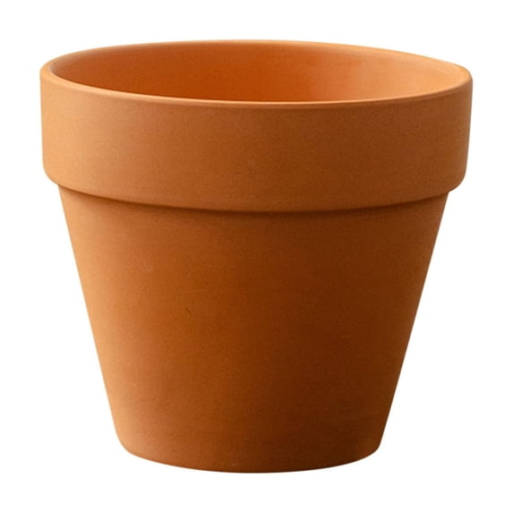 YardChic 6 Inch Terracotta & Clay Pots with Saucer for Plants, Round Terracotta Clay Pot, Terra Cotta Plant Pots with Drainage Hole, Breathable Terra Cotta Pot for Indoor Outdoor Plants, Crafts Favor